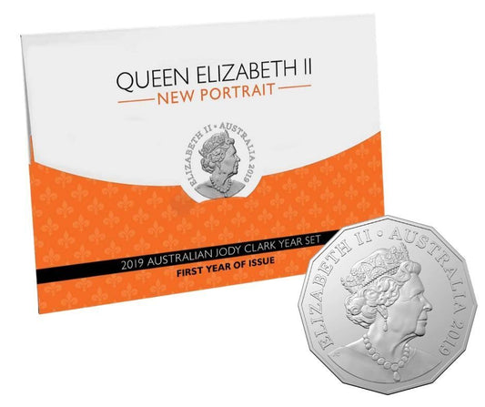 2019 Queen Elizabeth II New Portrait Jody Clark Mint Year Set