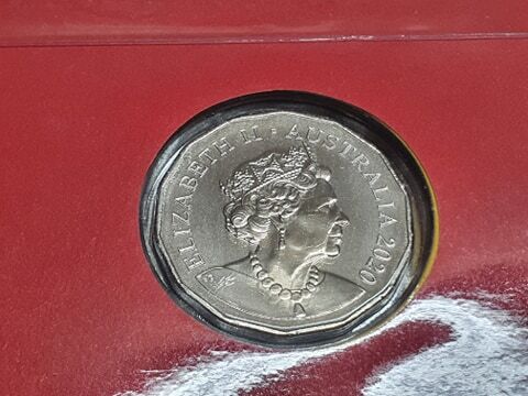 2019 (coin dated 2020) 50c Lucky 888 Year of the Rat Tetra-Decagon Prestige PNC x 2