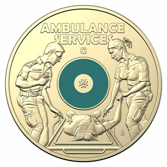 2021 $2 Ambulance C mintmark Royal Australian Mint uncirculated coin