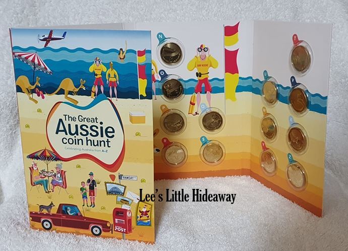 2019 $1 The Great Aussie Coin Hunt Folder & 26 coin Set