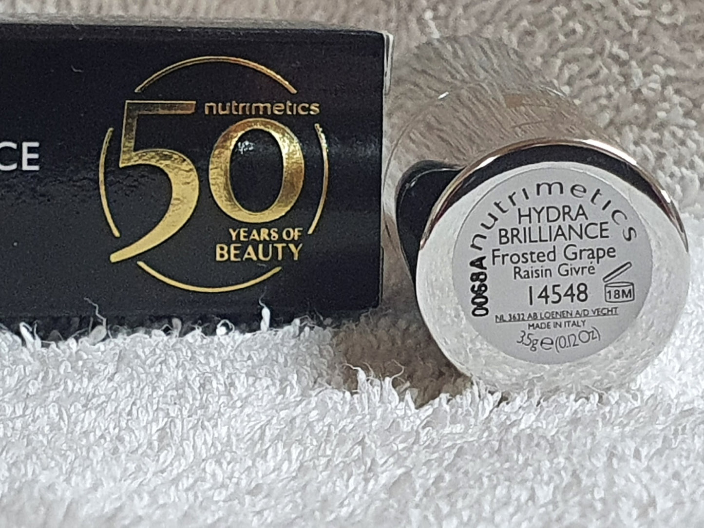 Nutrimetics 50 Years of Beauty nc Hydra Brilliance Lipstick - Frosted Grape x 2