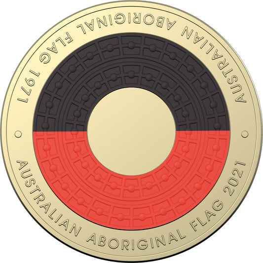 2021 Six Coin Uncirculated Year Set 50th Anniversary of the Aboriginal Flag