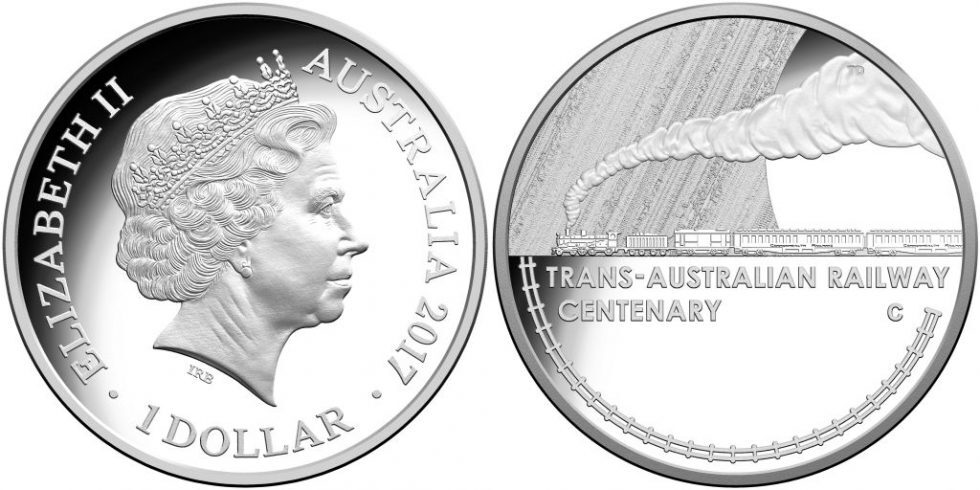 2017 Centenary of the Trans-Australian Railway ‘C’ Mintmark Proof Coin