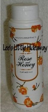 Nutrimetics Rose & Honey Talc 100g