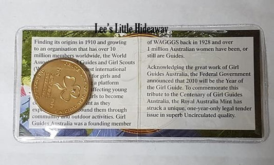 2010 $1 Centenary of Girl Guides Uncirculated Coin