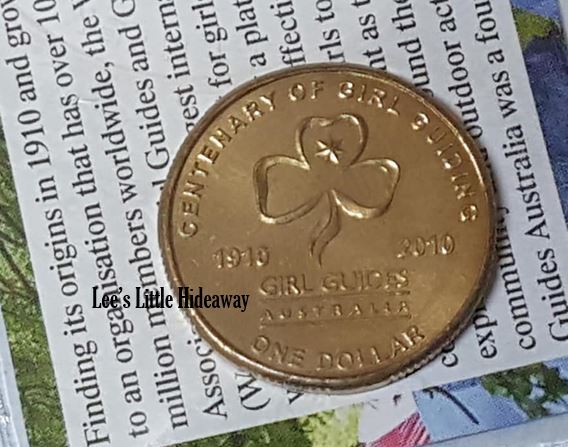 2010 $1 Centenary of Girl Guides Uncirculated Coin