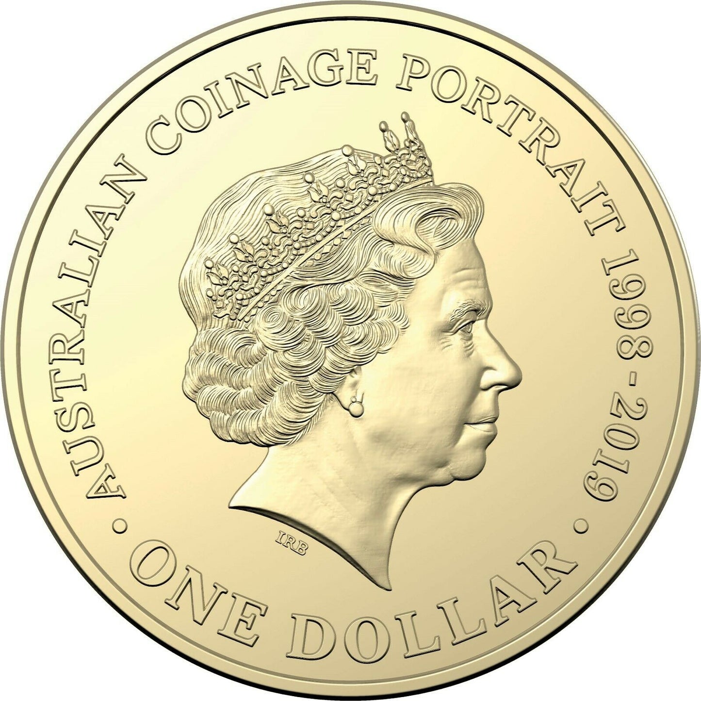 2019 $1 6th Portrait A new Effigy Era Her Majesty Queen Elizabeth II UNC carded coin - Royal Australian Mint