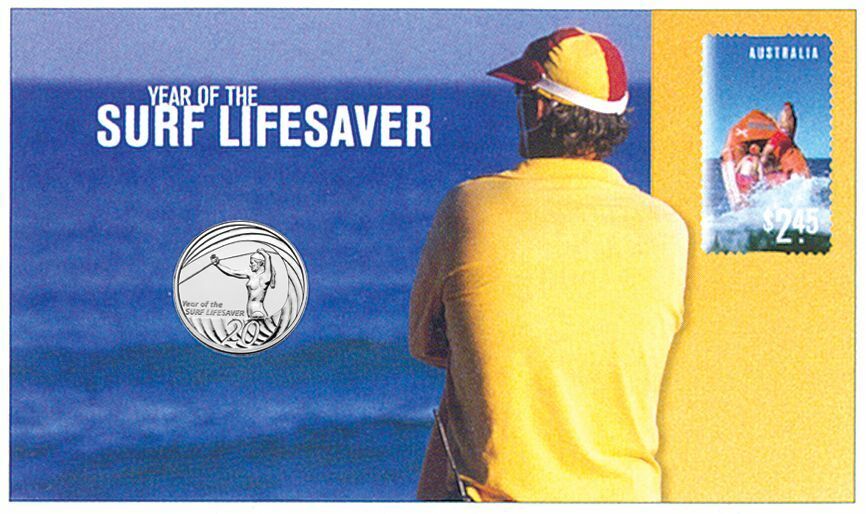 2007 YEAR OF THE SURF LIFESAVER 20 cent PNC