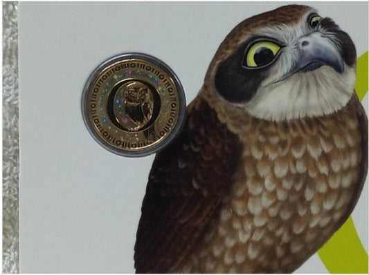 2016 Alphabet Collection Letter O $1 Coloured Frosted Coin RAM