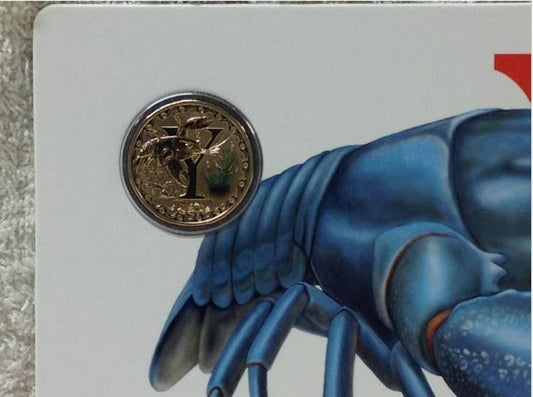 2016 Alphabet Collection Letter Y $1 Coloured Frosted Coin RAM