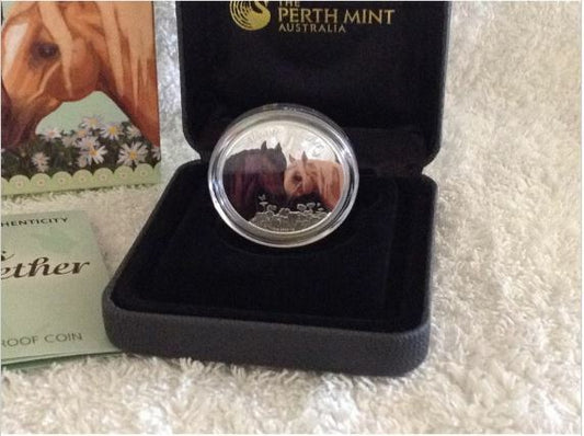 2017 Perth Mint Always Together 1/2 oz silver proof coin