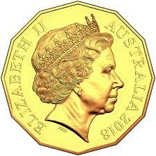2018 50c gold plated uncirculated coin - XXI Commonwealth Games