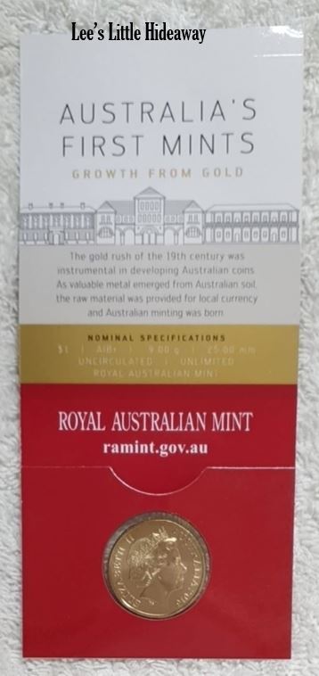 2016 $1 Australia's First Mints - Growth from Gold C Canberra Mintmark Counterstamp Royal Australian Mint