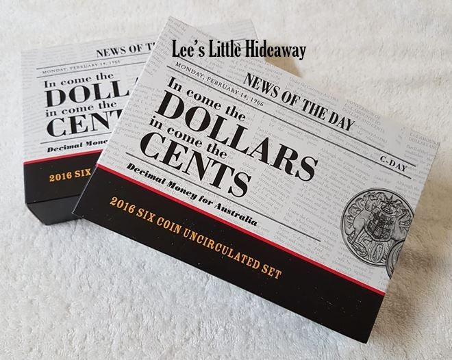 2016 Australian In Come The Dollars In Come The Cents - Six coin set (x 2 complete sets)