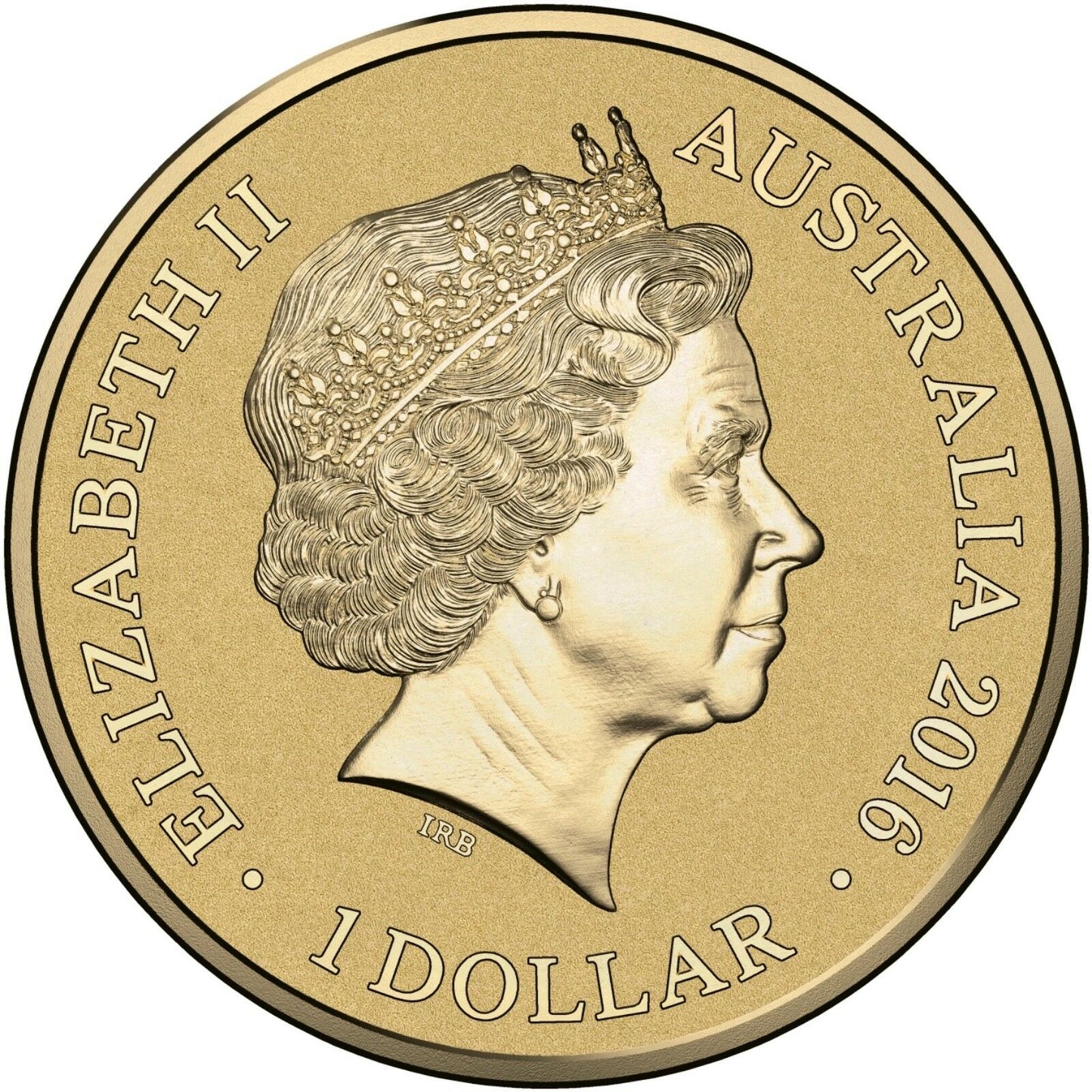 2016 Alphabet Collection Letter J $1 Coloured Frosted Coin RAM