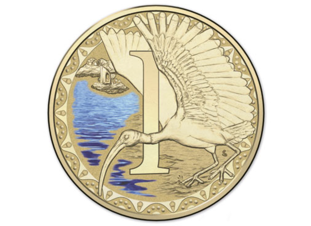 2015 Alphabet Collection Letter I $1 Coloured Frosted Coin RAM