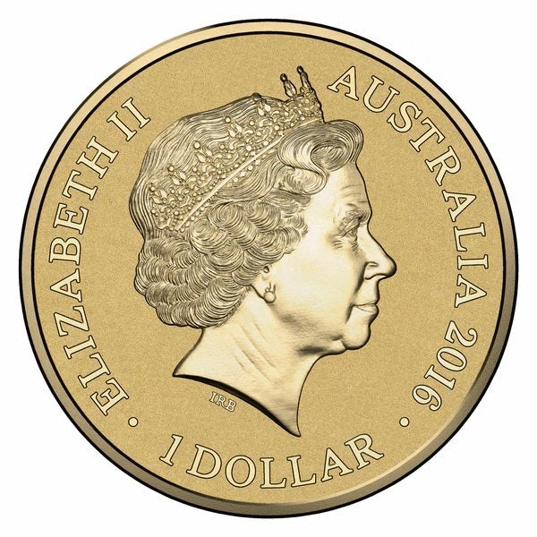 2016 Alphabet Collection Letter K $1 Coloured Frosted Coin RAM