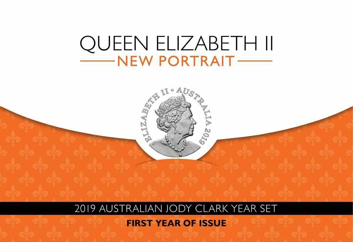 2019 Queen Elizabeth II New Portrait Jody Clark Mint Year Set
