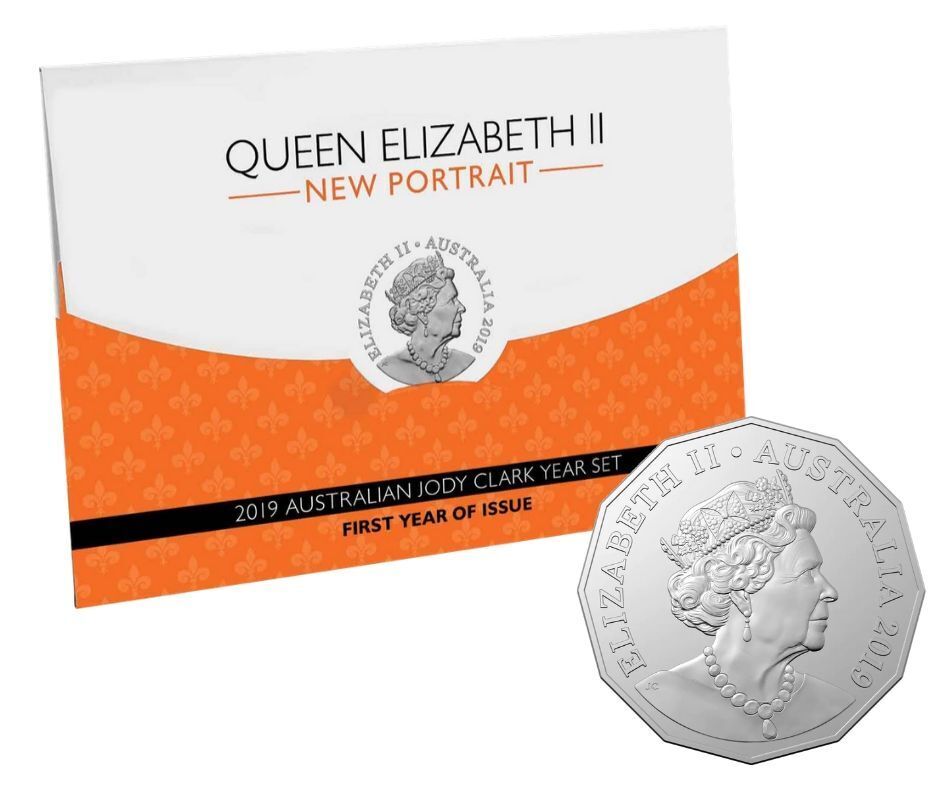 2019 Queen Elizabeth II New Portrait Jody Clark Mint Year Set