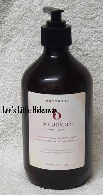 Nutrimetics NEW Botanicals Wellness Activated Charcoal Hand & Body Wash 500ml