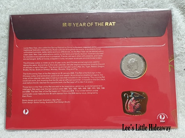 2019 (coin dated 2020) 50c Lucky 888 Year of the Rat Tetra-Decagon Prestige PNC x 2
