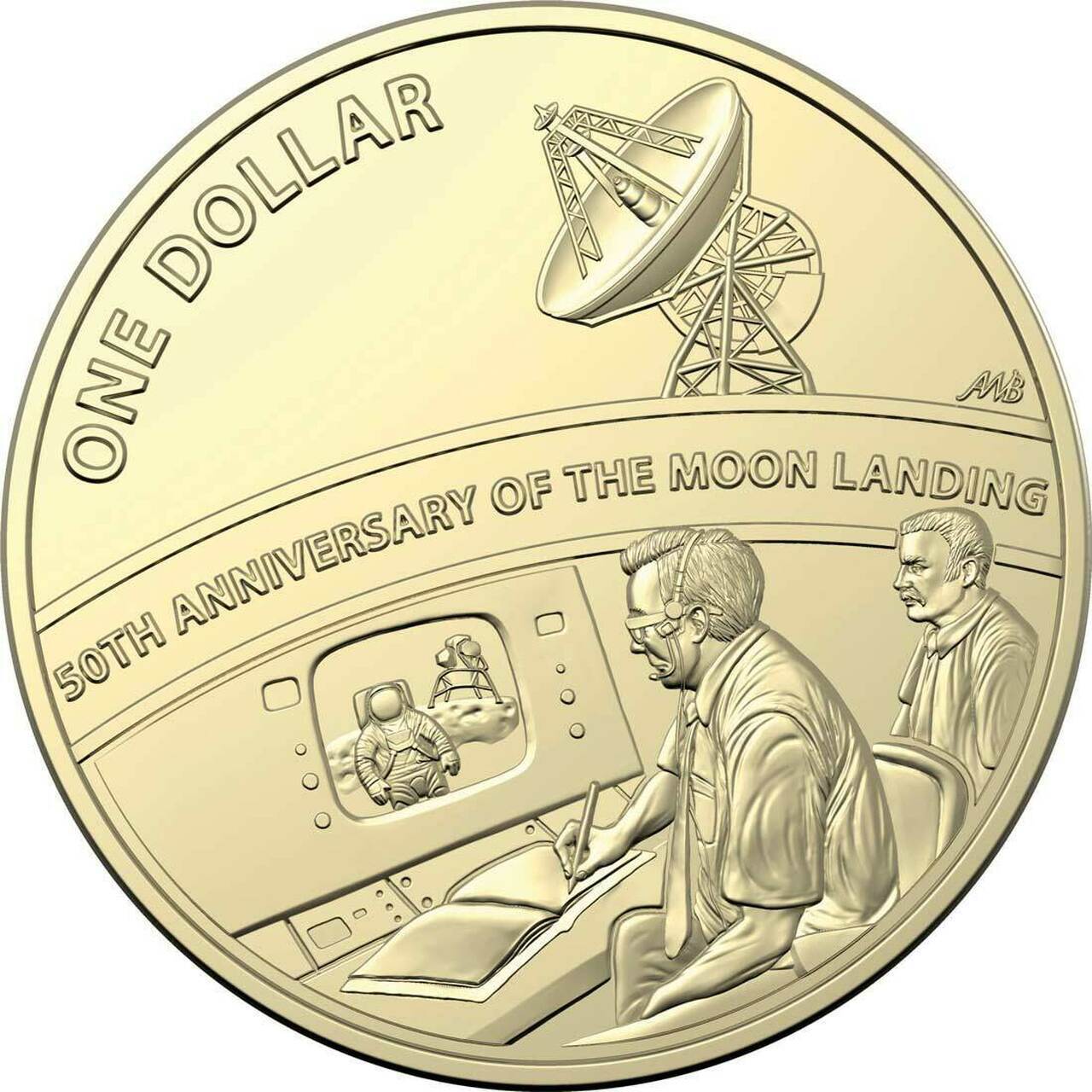 2019 Berlin World Money Fair (Special Release) 6-coin Mint Set Moon Landing 50th Anniversary