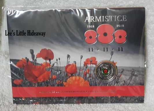 2018 Armistice Day Commemorative Circulating Coin 11.11.11 New Zealand 50 cent