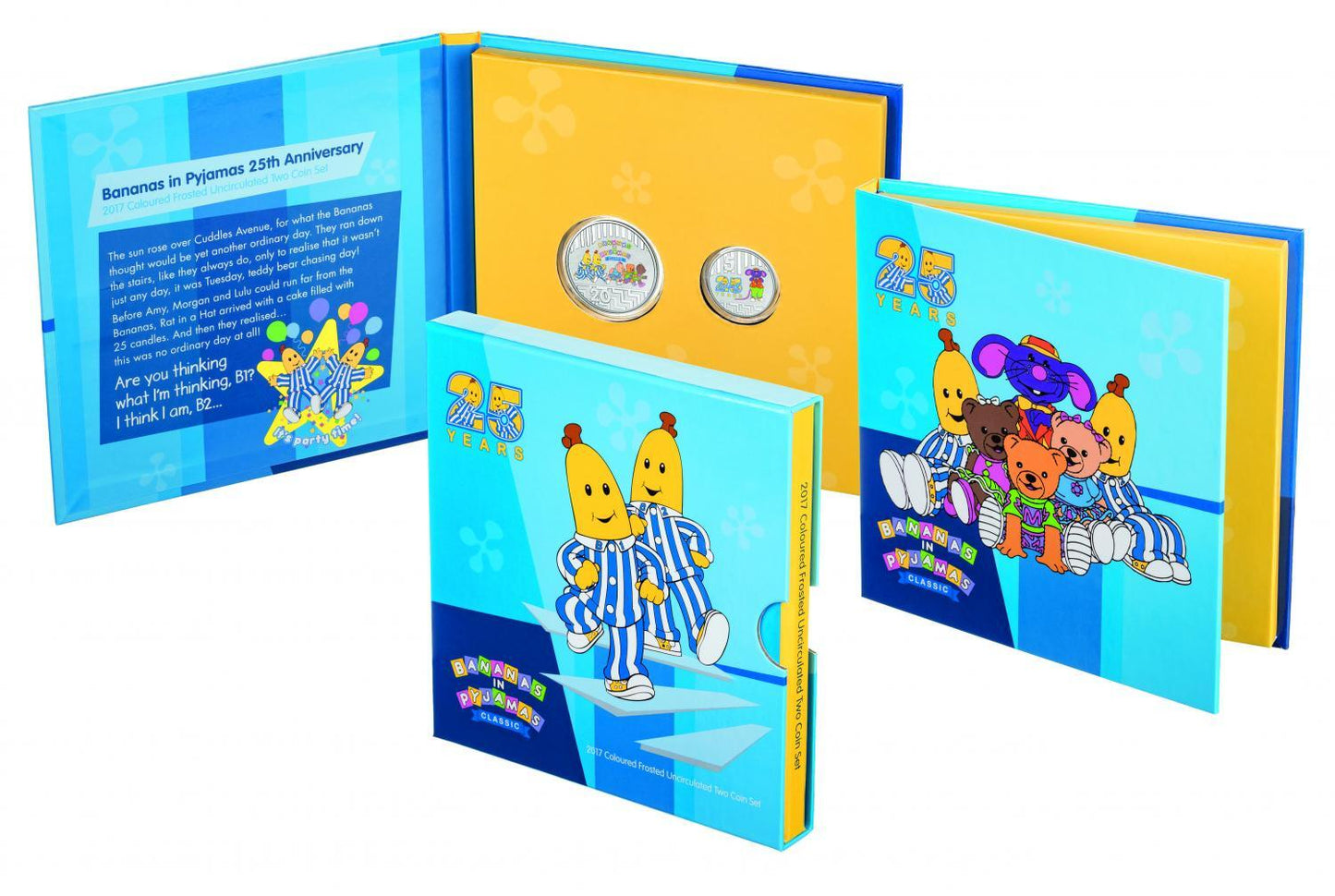 2017 Bananas in Pyjamas 2 coin set - Royal Australian Mint