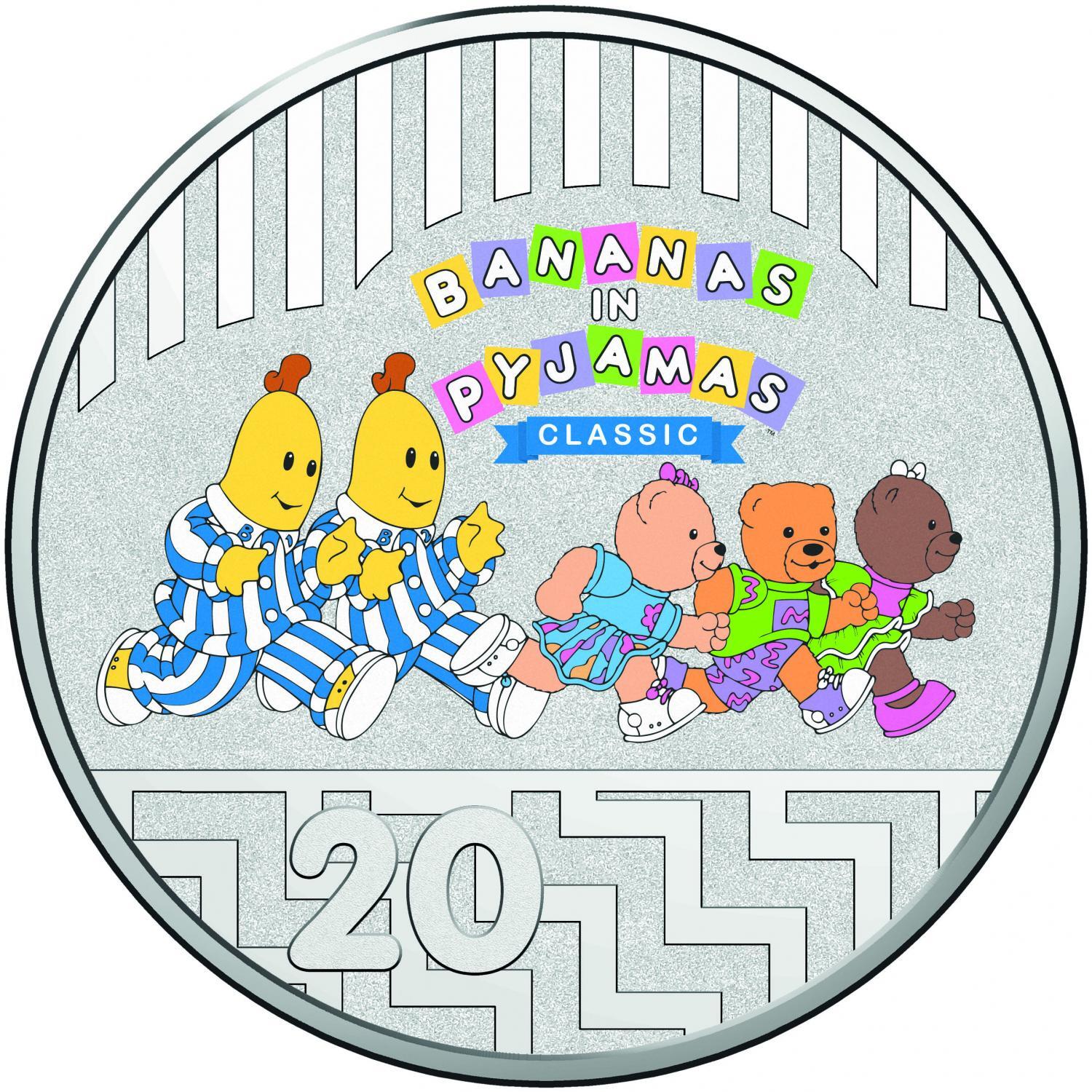 2017 Bananas in Pyjamas 2 coin set - Royal Australian Mint