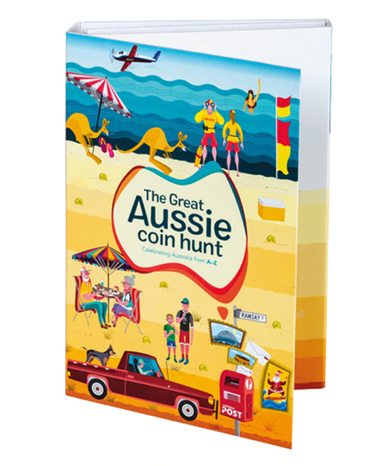 2019 $1 The Great Aussie Coin Hunt Folder & 26 coin Set