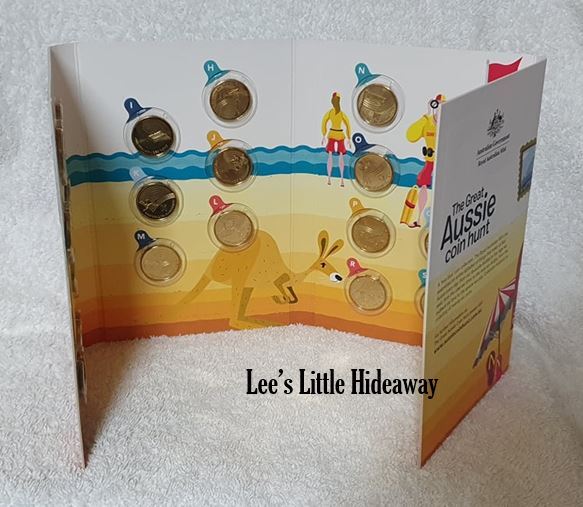 2019 $1 The Great Aussie Coin Hunt Folder & 26 coin Set