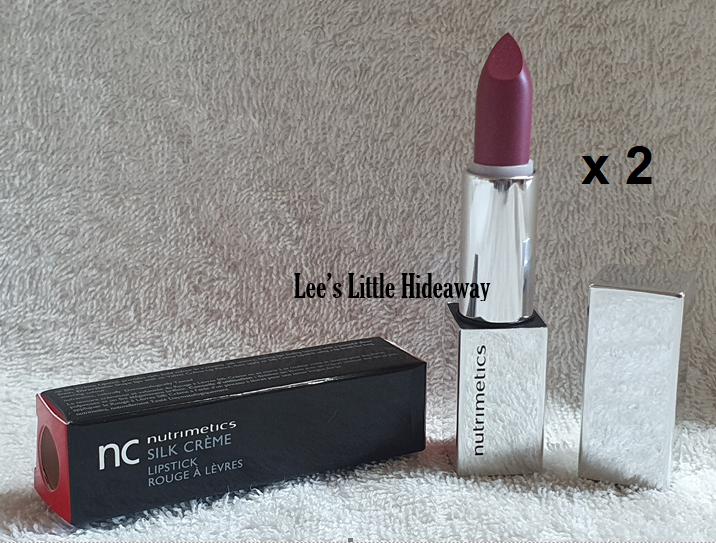 Nutrimetics nc Silk Creme Lipstick 3.5g - Frosted Grape x 2