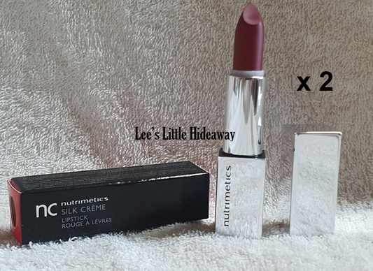 Nutrimetics nc Silk Creme Lipstick 3.5g Aztec Bronze x 2 