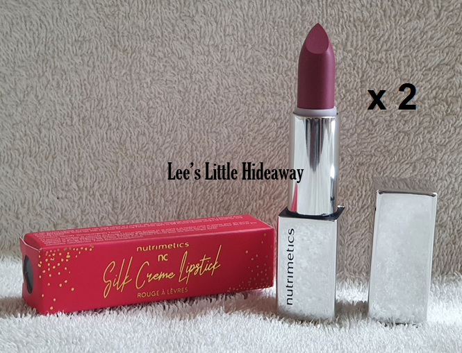 Nutrimetics nc Silk Creme Lipstick 3.5g - Frosted Grape x 2