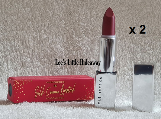 Nutrimetics nc Silk Creme Lipstick 3.5g - Aztec Bronze x 2