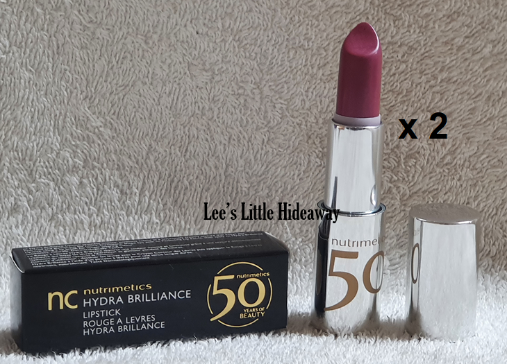 Nutrimetics 50 Years of Beauty nc Hydra Brilliance Lipstick - Frosted Grape x 2