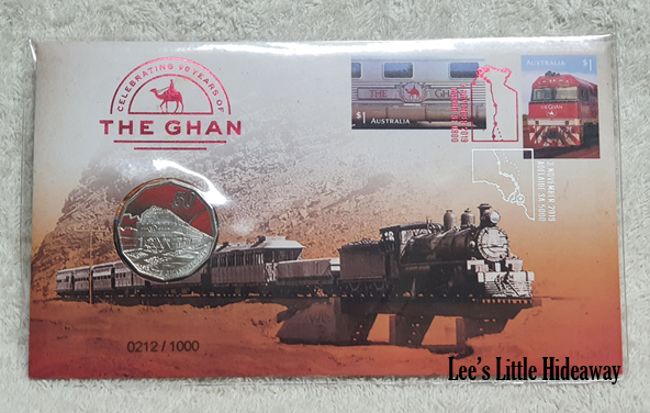 2019 Celebrating 90 Years of the Ghan 50 cent PNC - Stamp & Coin "Impressions" 