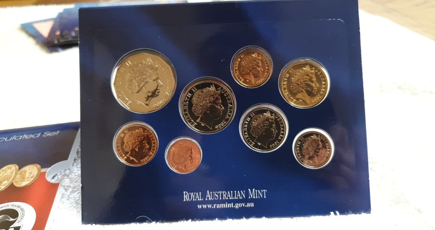 2006 ANDA 8 coin uncirculated coin set SPECIAL RELEASE 40 years of decimal currency