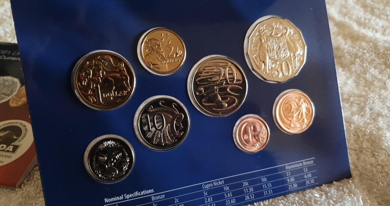 2006 ANDA 8 coin uncirculated coin set SPECIAL RELEASE 40 years of decimal currency