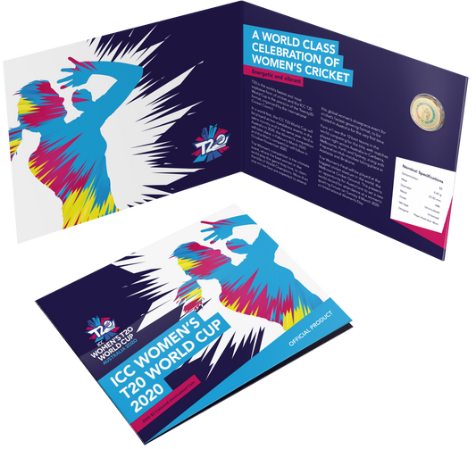 ICC Women's T20 World Cup 2020 $2 Coloured Uncirculated Coin