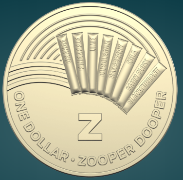 The Great Aussie Coin Hunt 2019 $1 UNC (includes 6 letters from Week 4) C E L T W Z