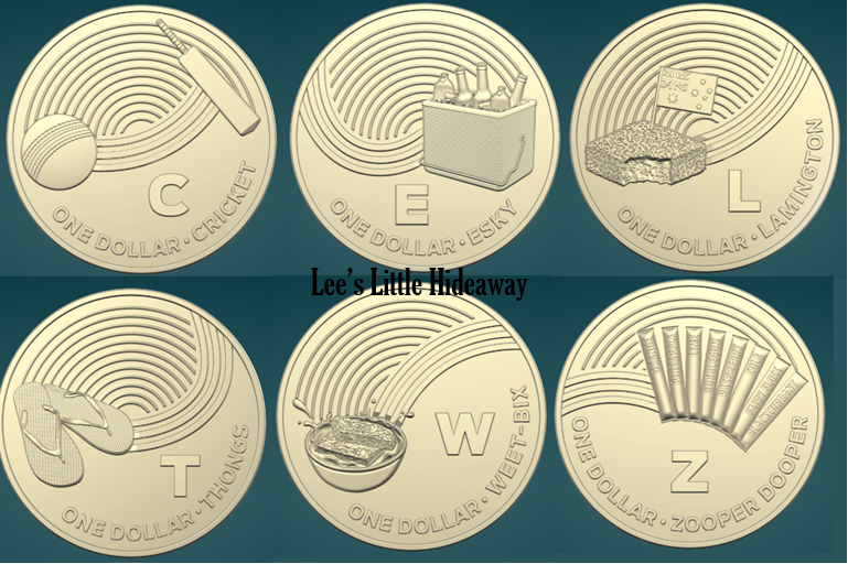 The Great Aussie Coin Hunt 2019 $1 UNC (includes 6 letters from Week 4) C E L T W Z