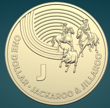 The Great Aussie Coin Hunt 2019 $1 UNC (includes 6 letters from Week 2) B D J O R U