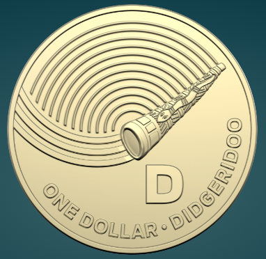 The Great Aussie Coin Hunt 2019 $1 UNC (includes 6 letters from Week 2) B D J O R U