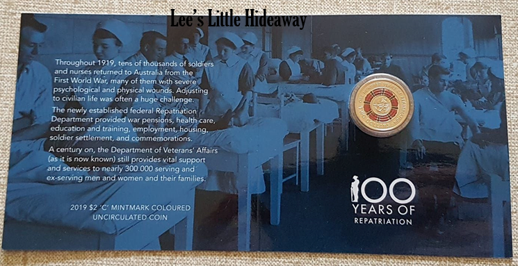 2019 Repatriation $2 C mintmark coin (unfolded)