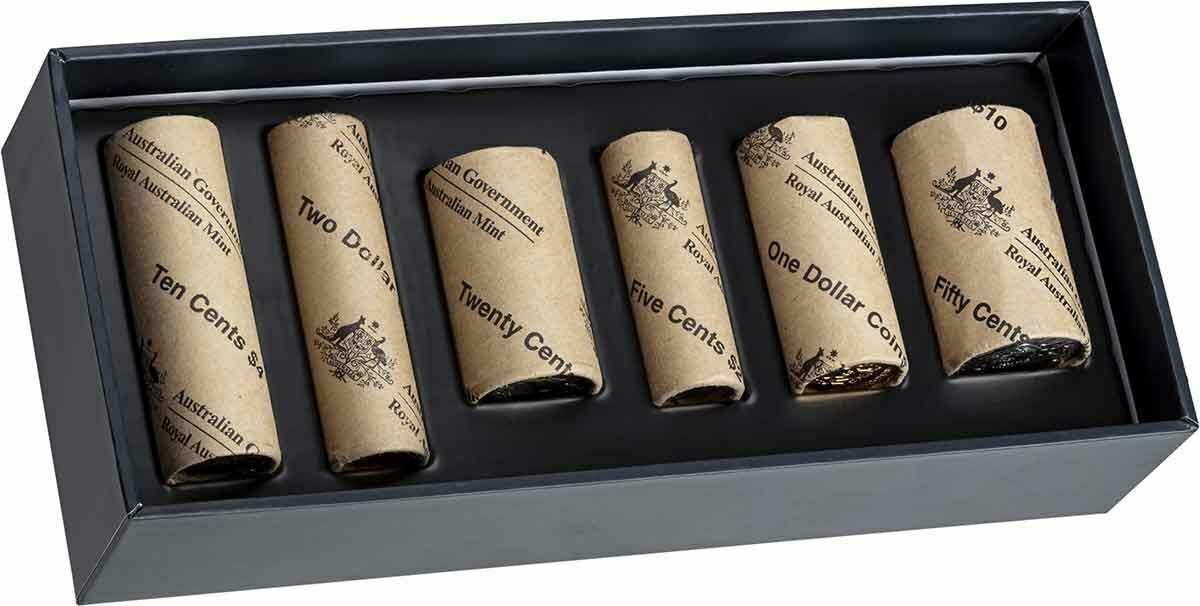 2019 Royal Australian Mint Roll Boxed Set - Jody Clark Effigy 5c - $2