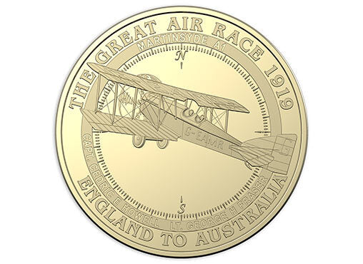 2019 $1 Uncirculated Eight-Coin Collection Centenary of the Great Air Race - England to Australia 1919