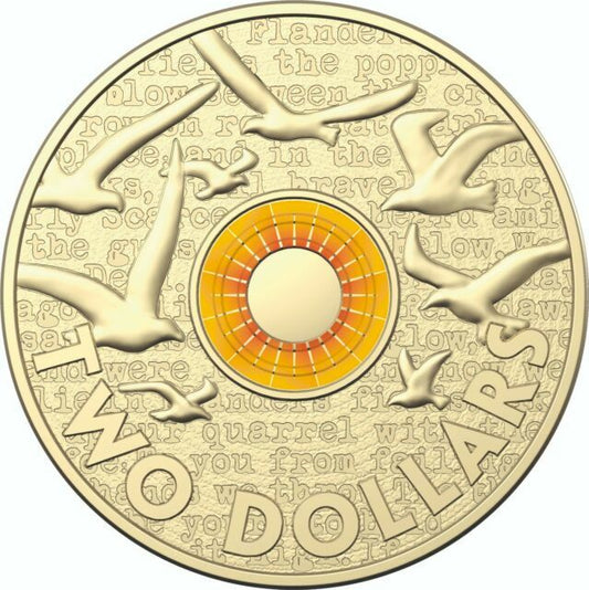 2018 $2 Remembrance (orange)