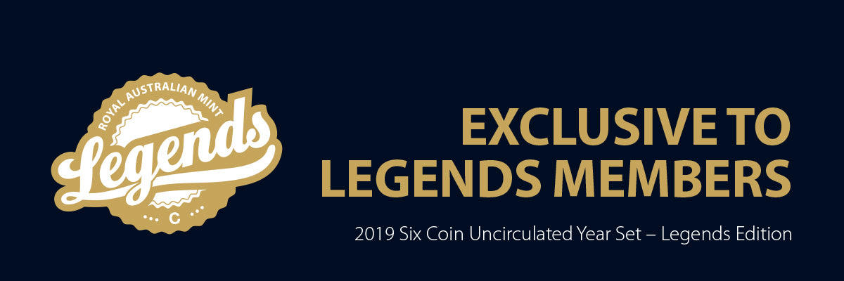 2019 Bushrangers Legends Edition Uncirculated 6 Coin Set (Ballot) - The Bold, The Bad, And The Ugly