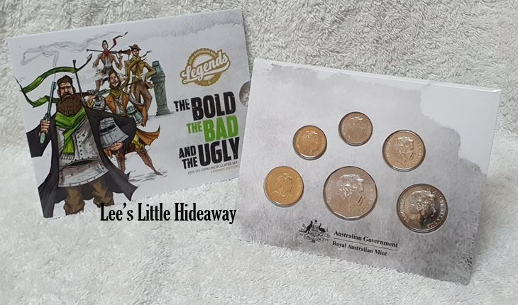 2019 Bushrangers Legends Edition Uncirculated 6 Coin Set (Ballot) - The Bold, The Bad, And The Ugly
